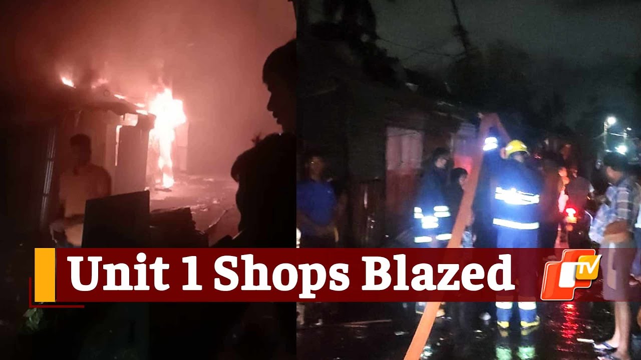 Several Shops Burnt To Ashes At Bhubaneswar's Unit-1 Market After Major Fire Breaks Out | OTV News