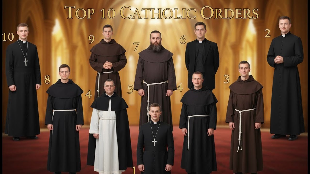 10 Largest Catholic Religious Orders Explained!