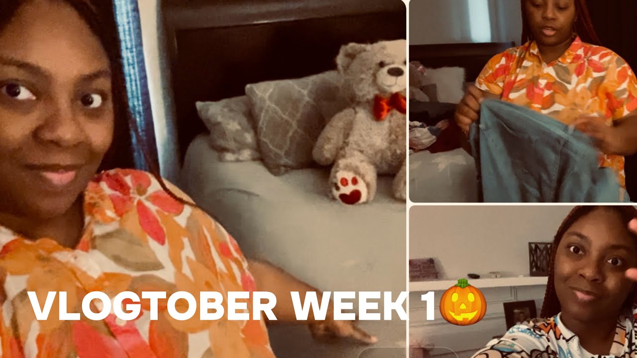 VLOGTOBER WEEK 1🎃: Mini Productive, Organizing My Clothes, Vlogtober intro