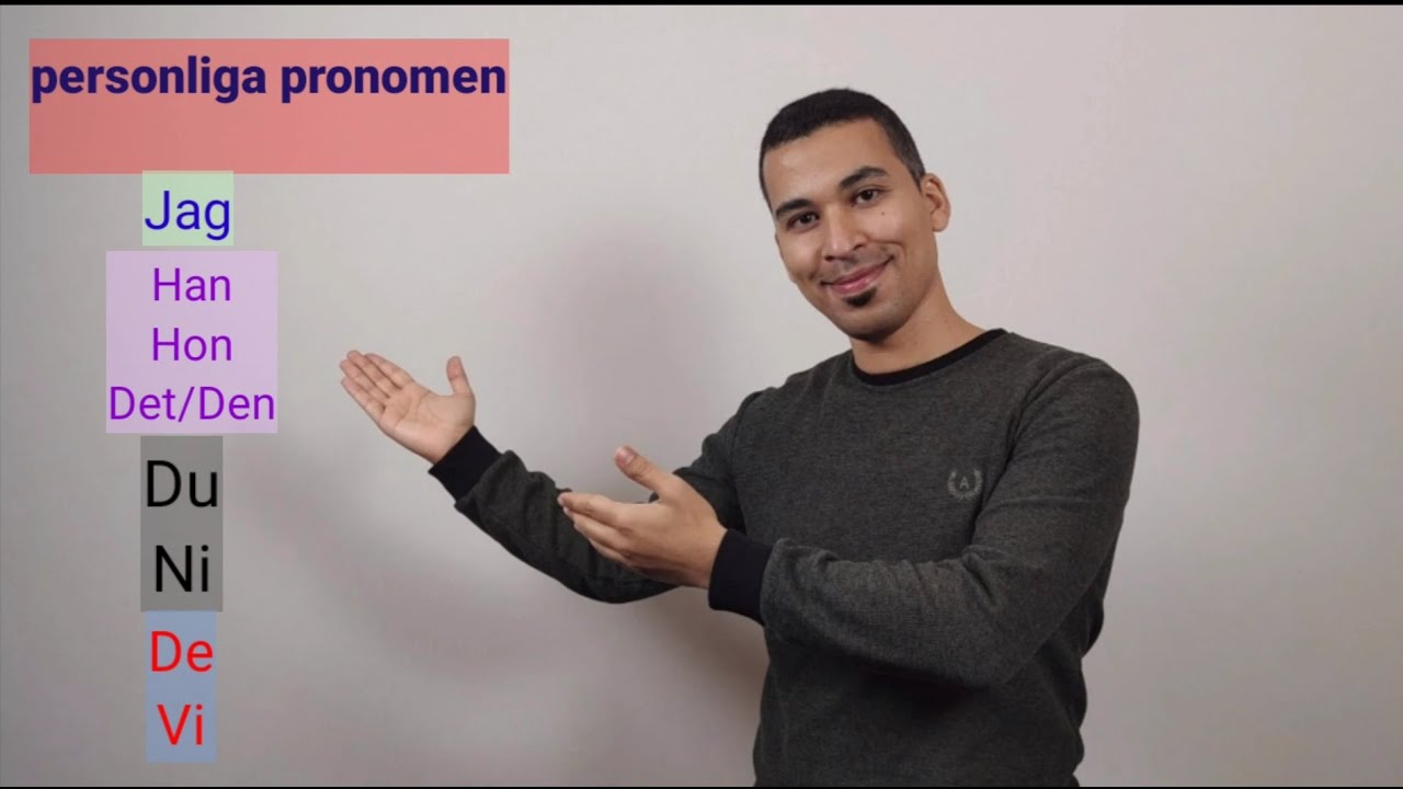 Personliga Pronomen | الضمائر الشخصية #lär dig svenska #SFI