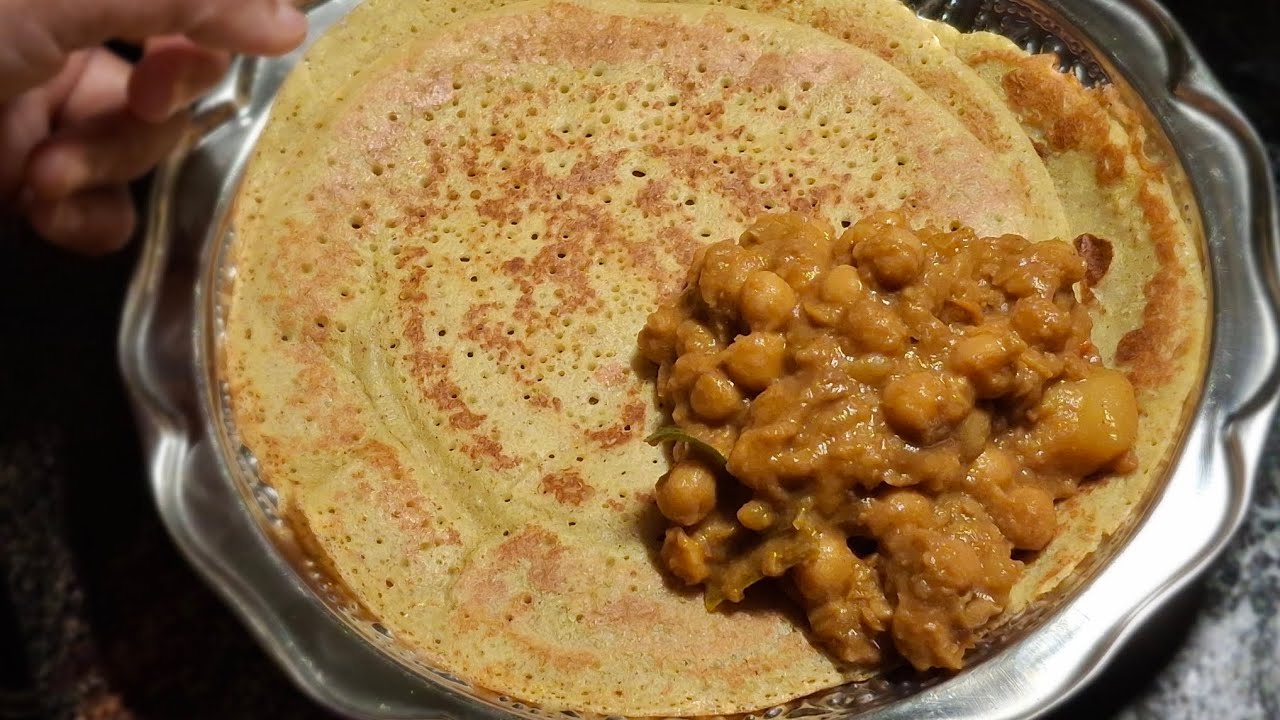 தோசையும் கடலை உருளைகிழங்கு கறியும் செய்து சாப்பிடுவோமா. #tamilcooking #cooking #food #fpy 