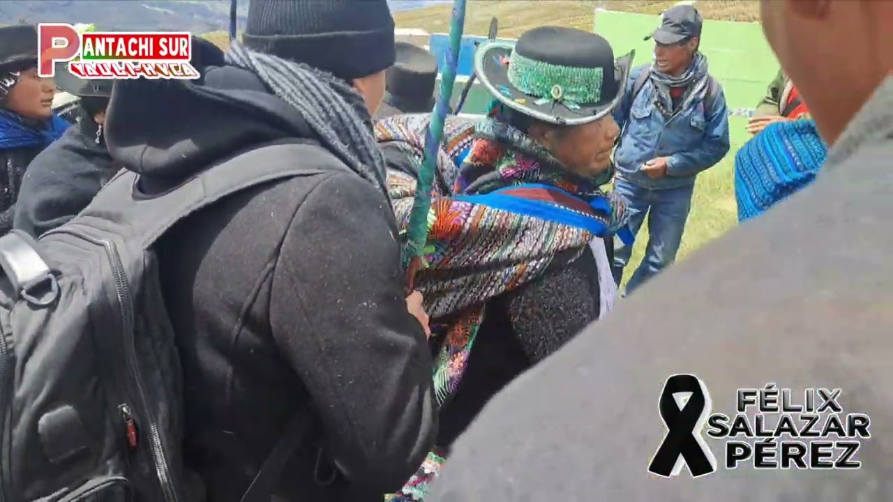 ENTIERRO DE FÉLIX SALAZAR PÉREZ NATURAL DE PANTACHI SUR 