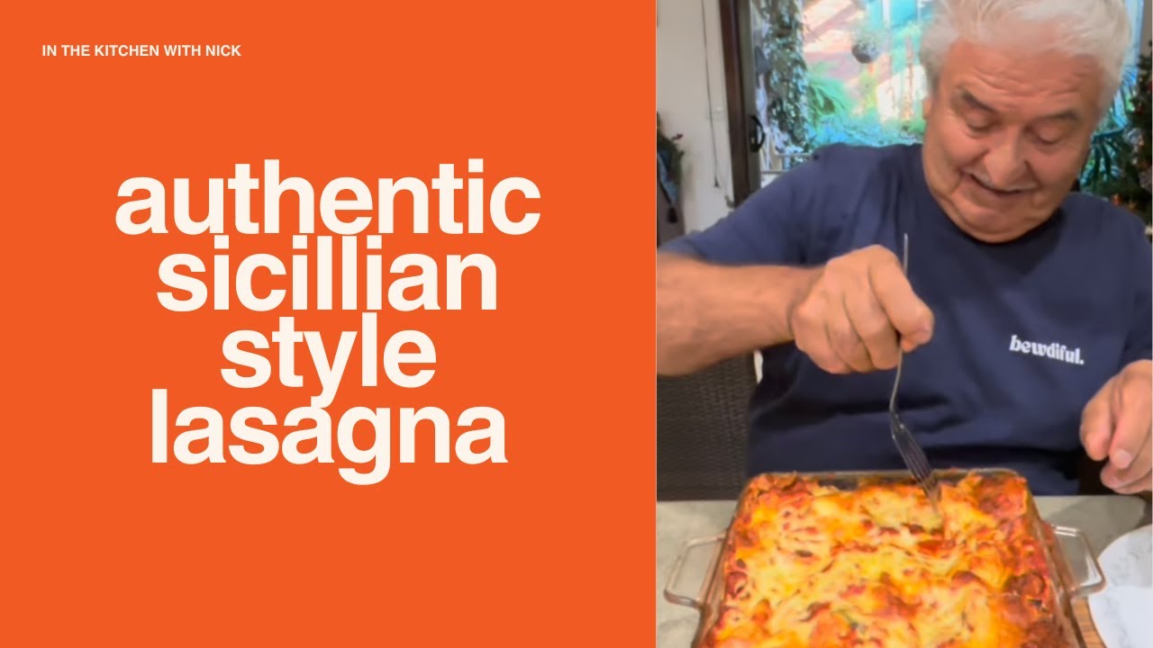 Authentic Sicilian Lasagne Recipe | Traditional Italian Cooking