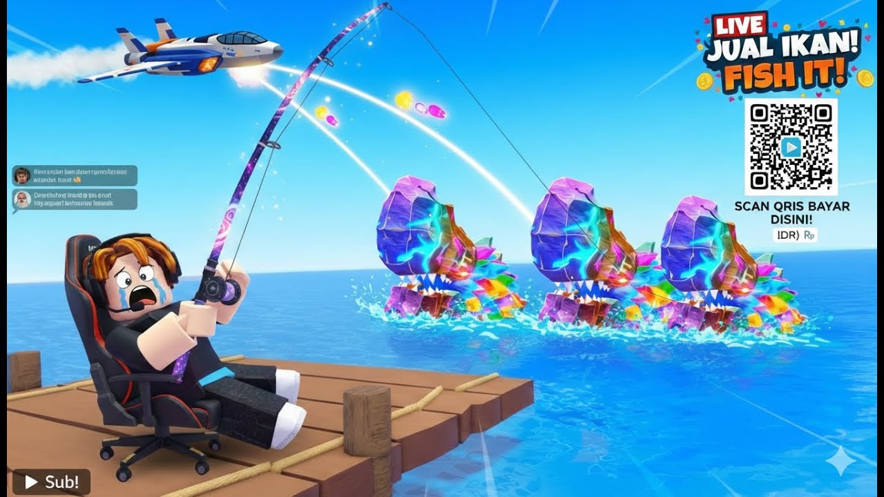 🎣 LIVE FISH IT JUALAN IKAN 😱 - ROBLOX INDONESIA YANG MAU BELI IKAN FISH IT