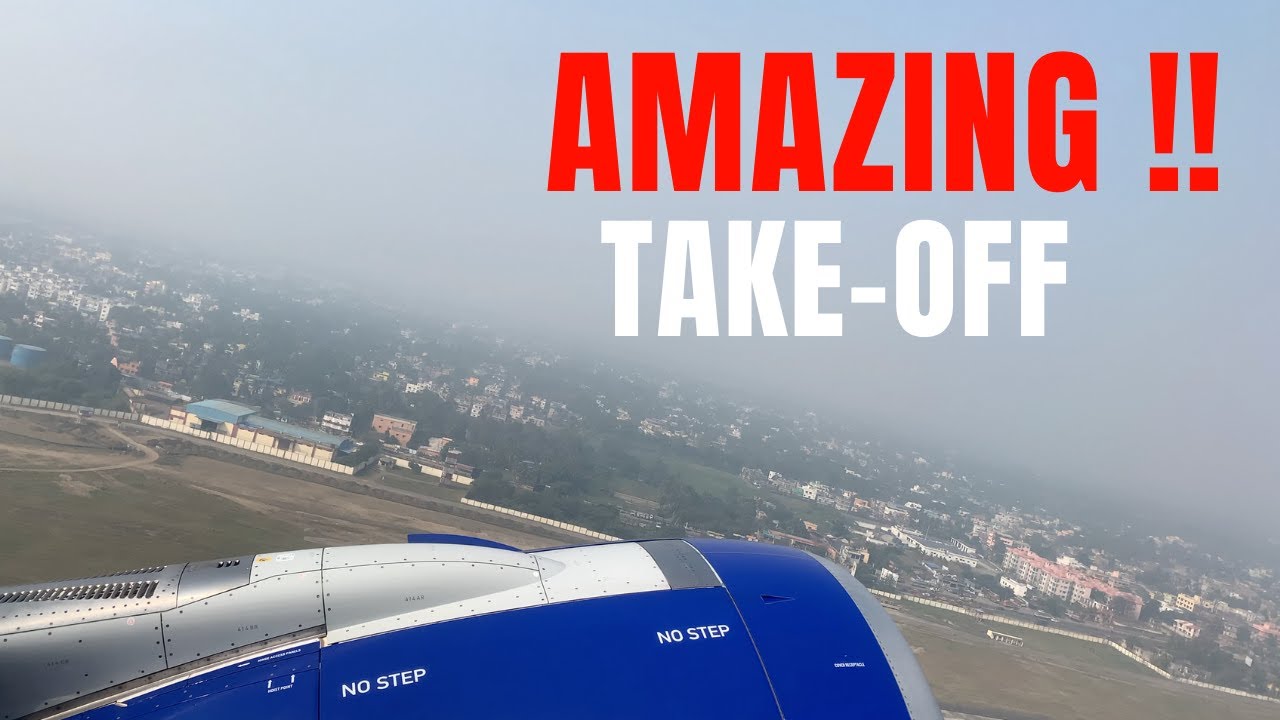 Amazing !!!!! Takeoff From Kolkata Airport