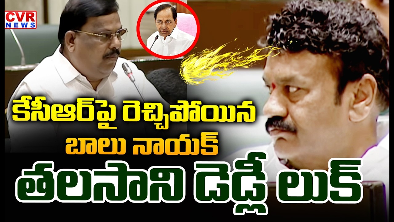 కేసీఆర్ పై రెచ్చిపోయిన బాలు నాయక్ | Talasani Srinivas Deadly Look To Balu Nayak | CVR News