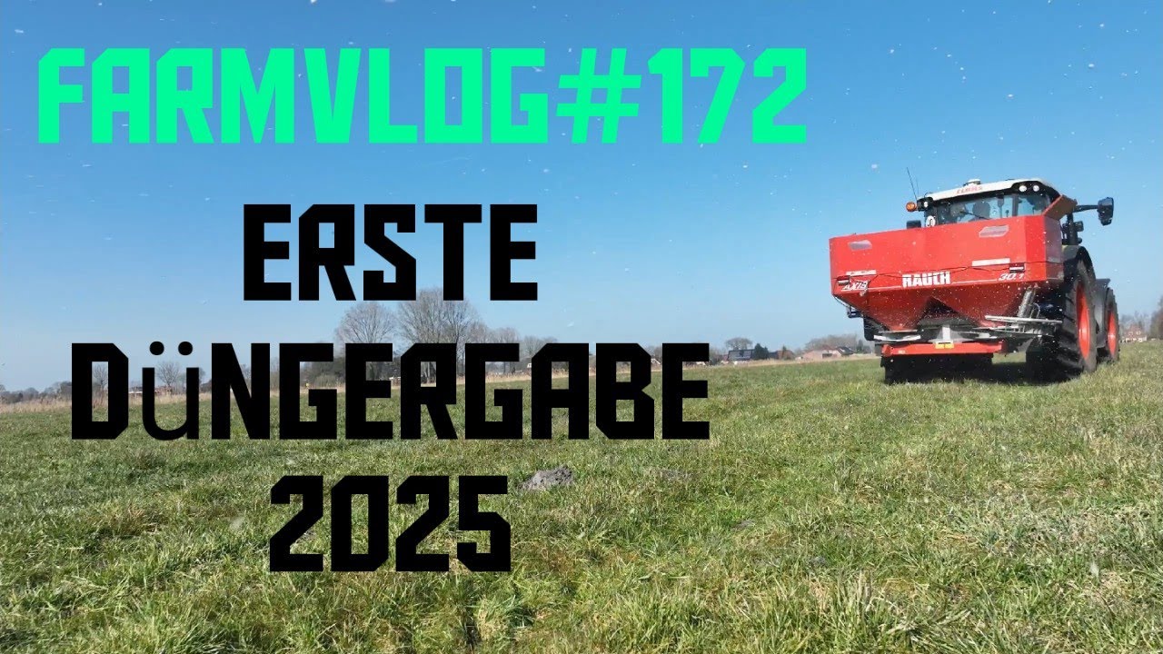 Farmvlog#172  Düngerstreuen mit dem Claas Arion 440 + Rauch Axis 30.1/ FjD  AT2 im erst Einsatz /