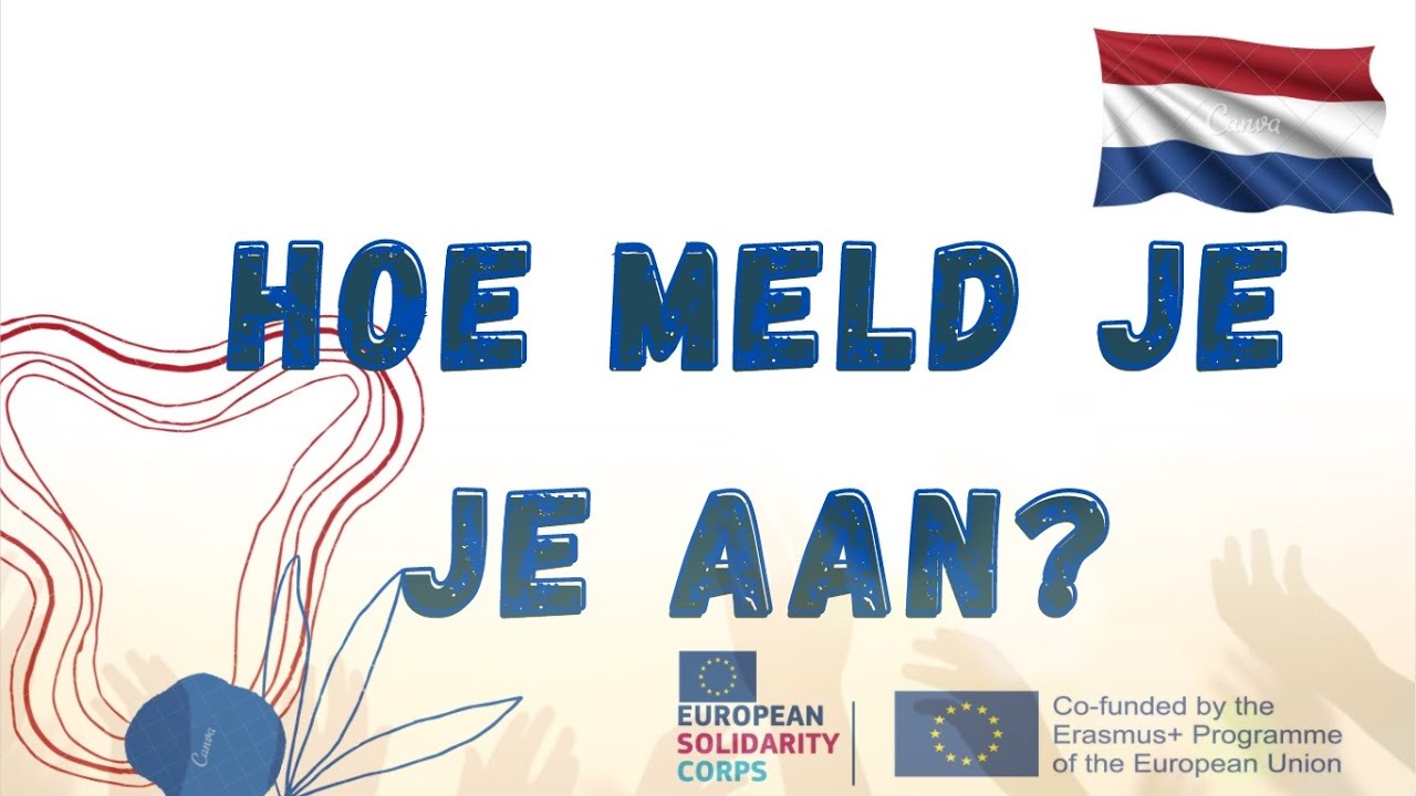 ESC Vrijwilligerswerk: HOE MELD JE JE AAN?