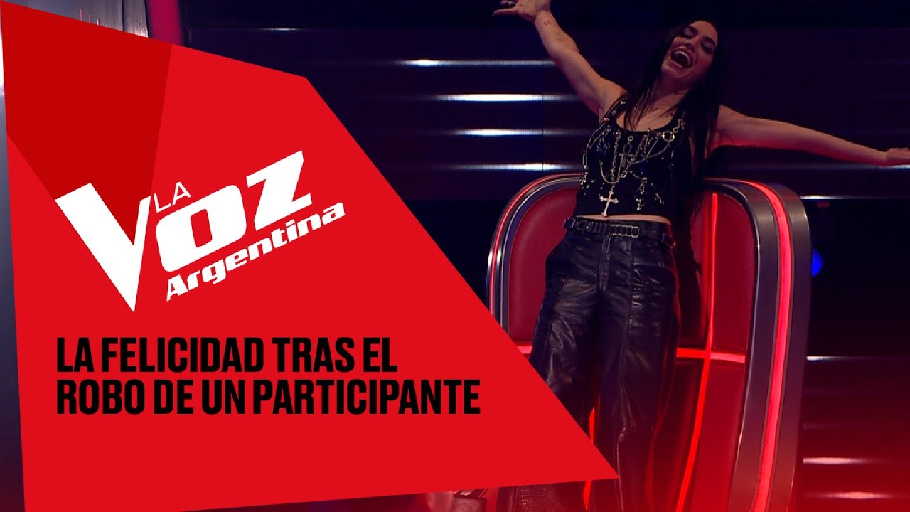 Un participante del Team Lali fue robado y ella no pudo ocultar su felicidad - La Voz Argentina 2025