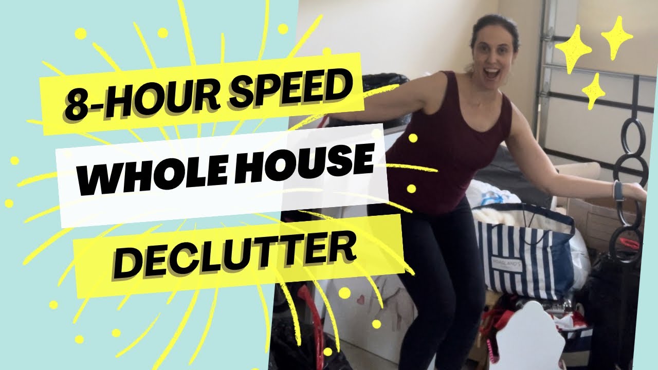 DECLUTTER 3000 SQ FT IN 8-HOURS 🤯