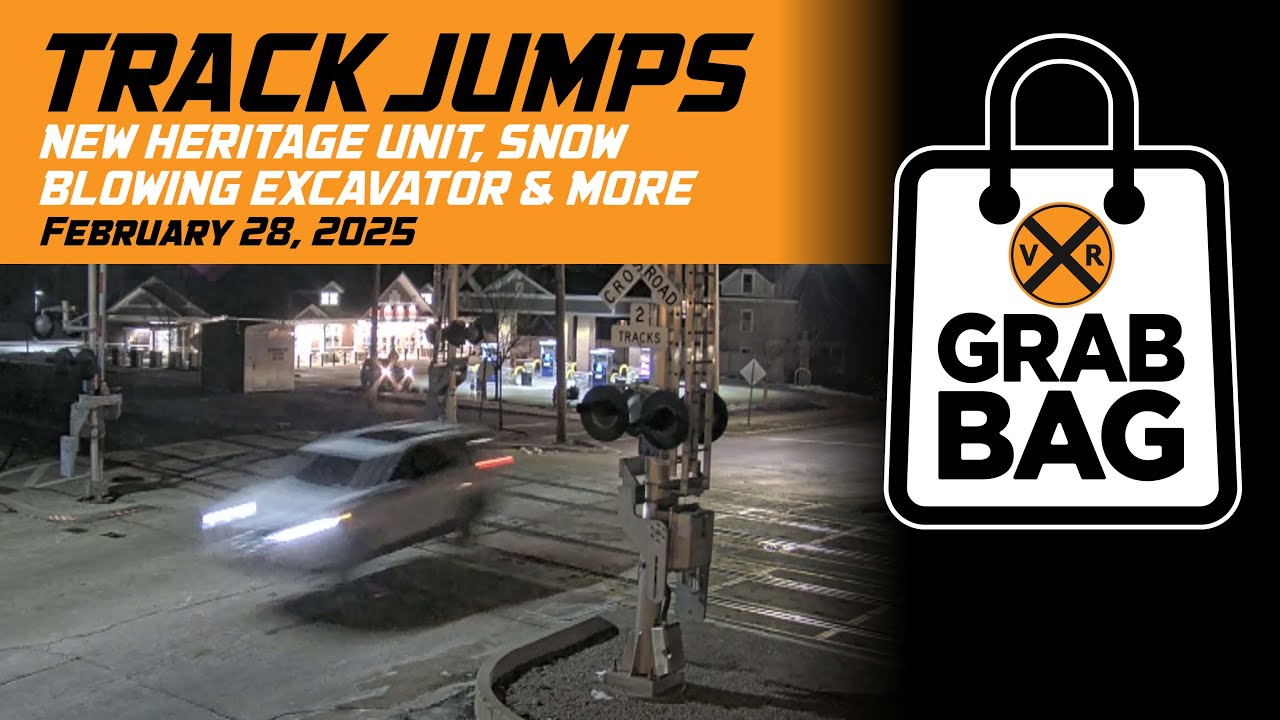 Grab Bag: Track Jumps, Heritage Units, Snow Blower, and More! | Weekly Top Trains (February 2025)