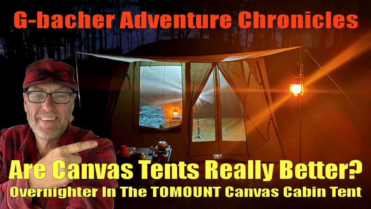 Tomount Canvas Hot Tent: Wild Overnight Camping Adventure