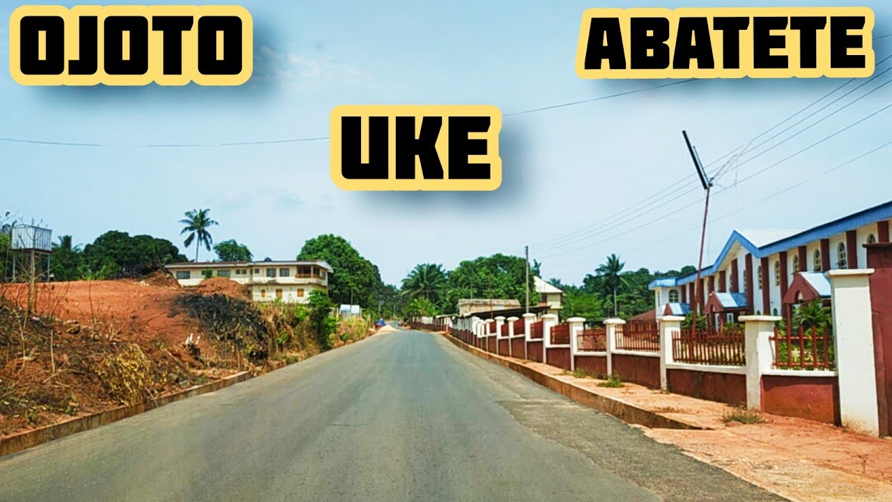 Welcome to the beautiful towns of OJOTO | UKE | ABATETE with good road networks in ANAMBRA STATE