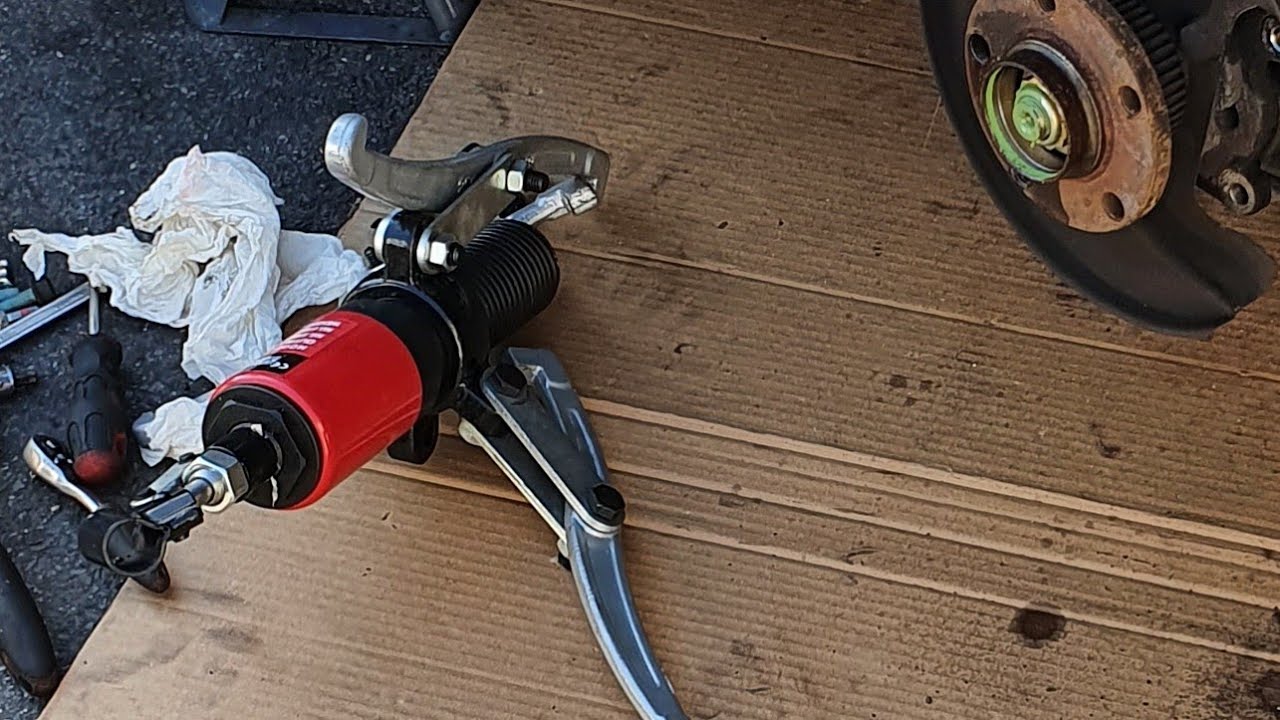 Démonstration,Arrache Moyeux Hydraulique 10T,Demonstration, 10T Hydraulic Hub Puller