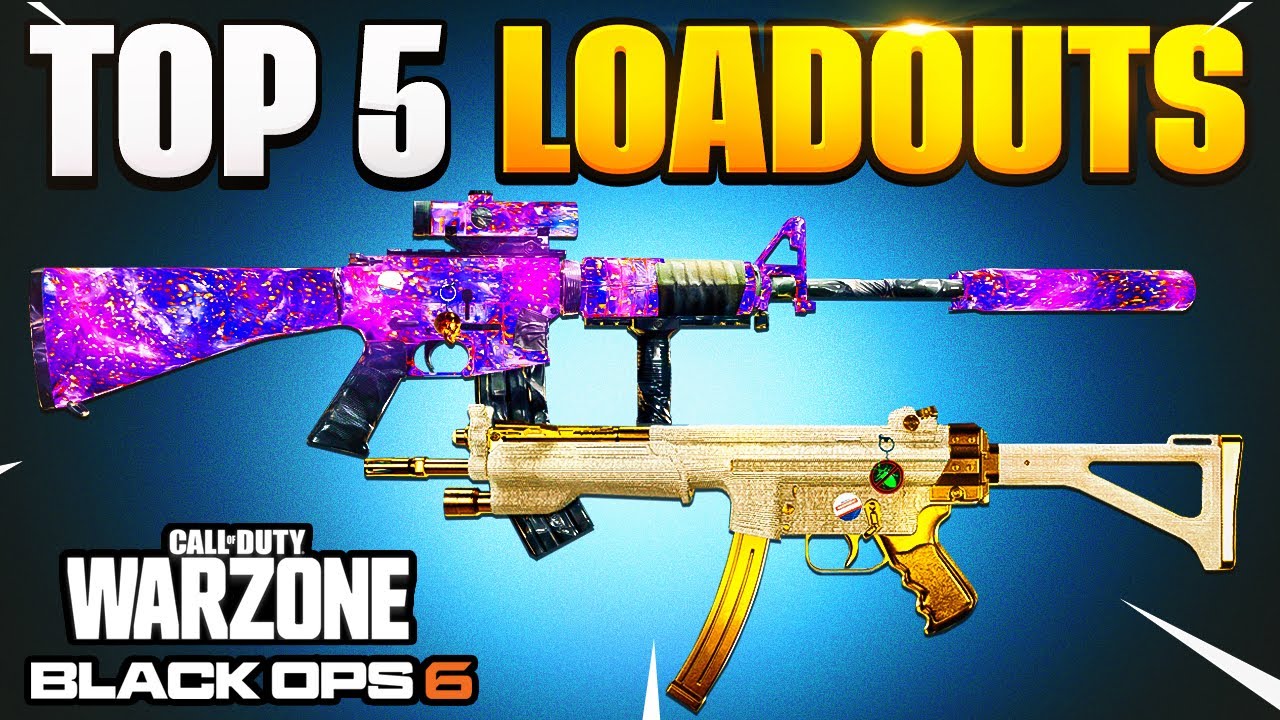Top 5 Loadouts in Warzone Black Ops 6 - Stats & TTK Charts
