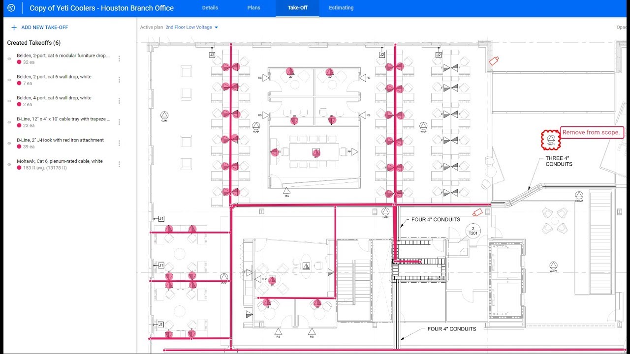 Esticom Guided Tour - How to Estimate a Structured Cabling Project