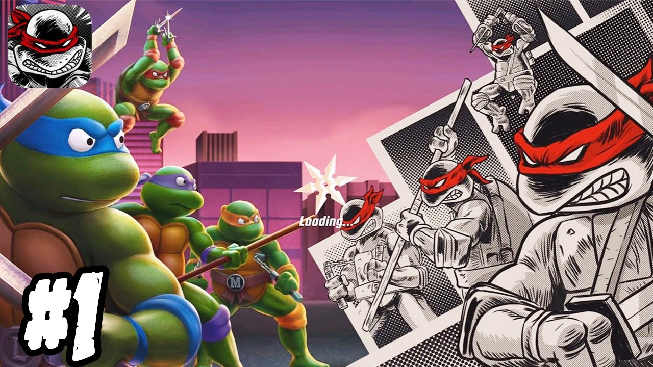 TMNT Legends GAUNTLET Part 1 New Story | iPhone Gameplay