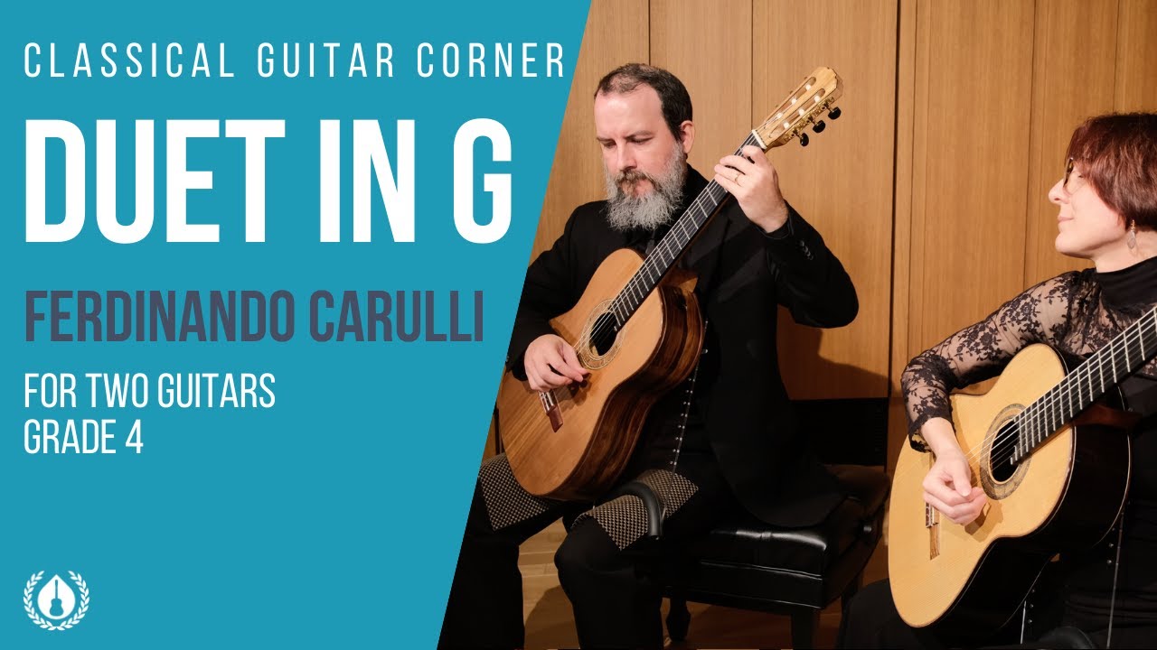 Duet in G by Ferdinando Carulli for Two Guitars