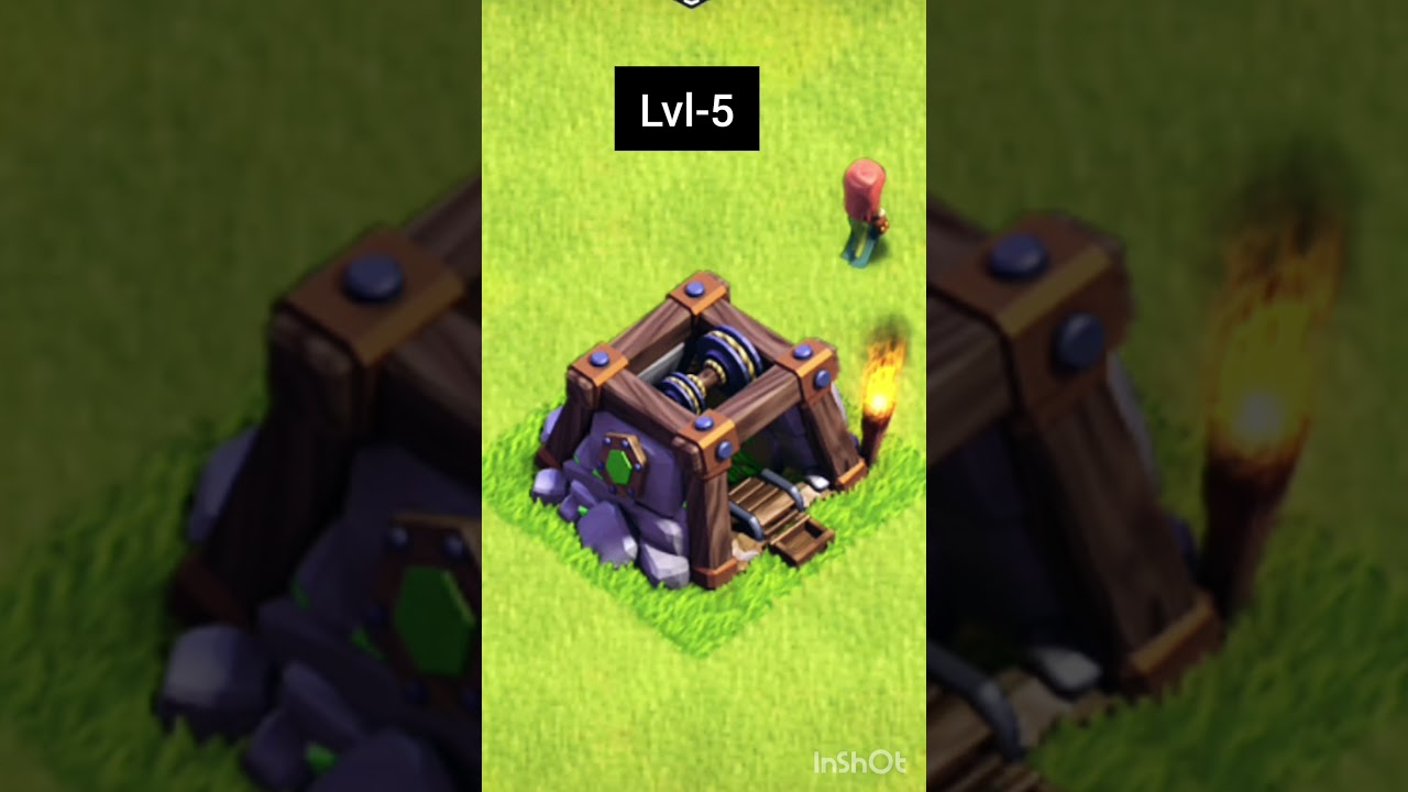 Coc : Gem Mine Lvl 1 to Max.