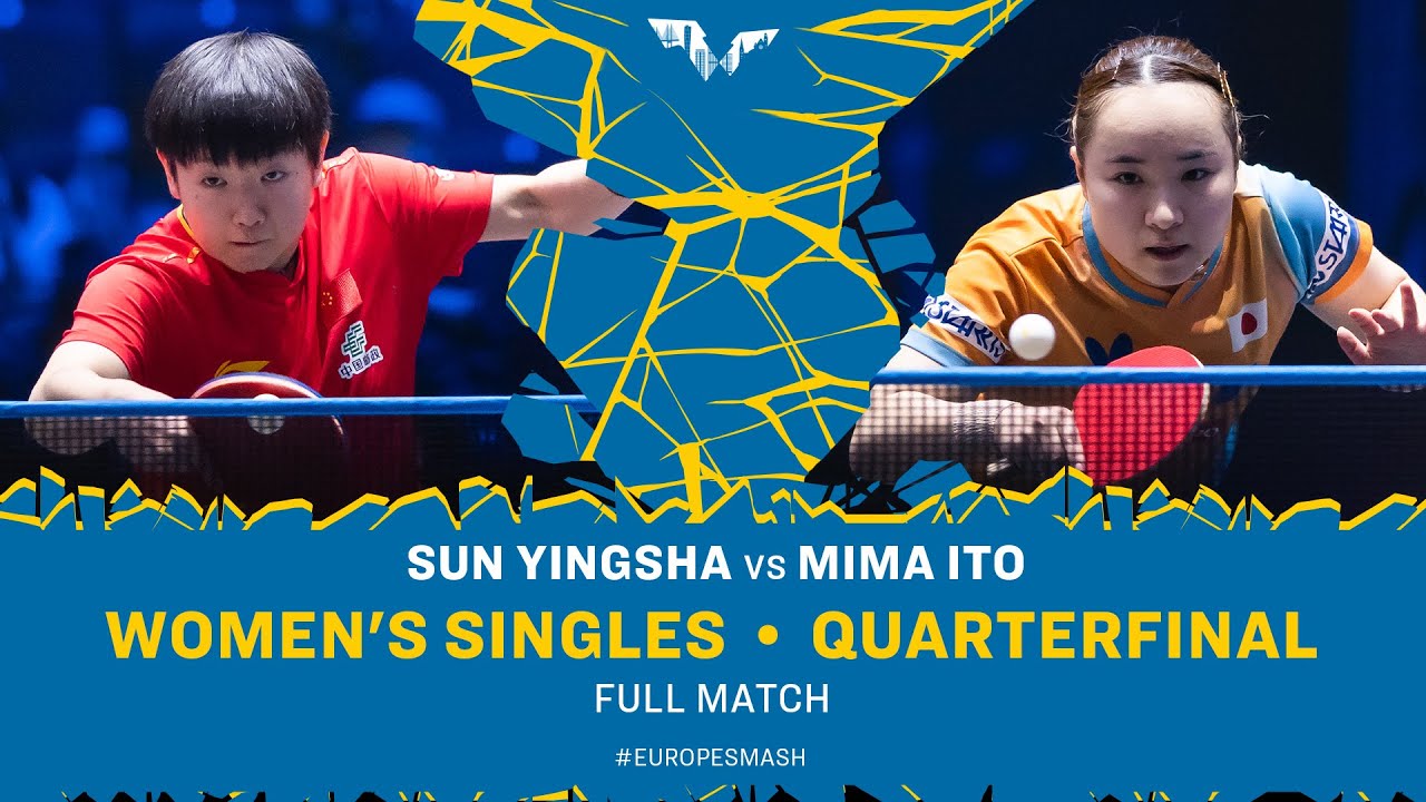 FULL MATCH | Sun Yingsha vs Mima Ito | WS QF | #EuropeSmash 2025