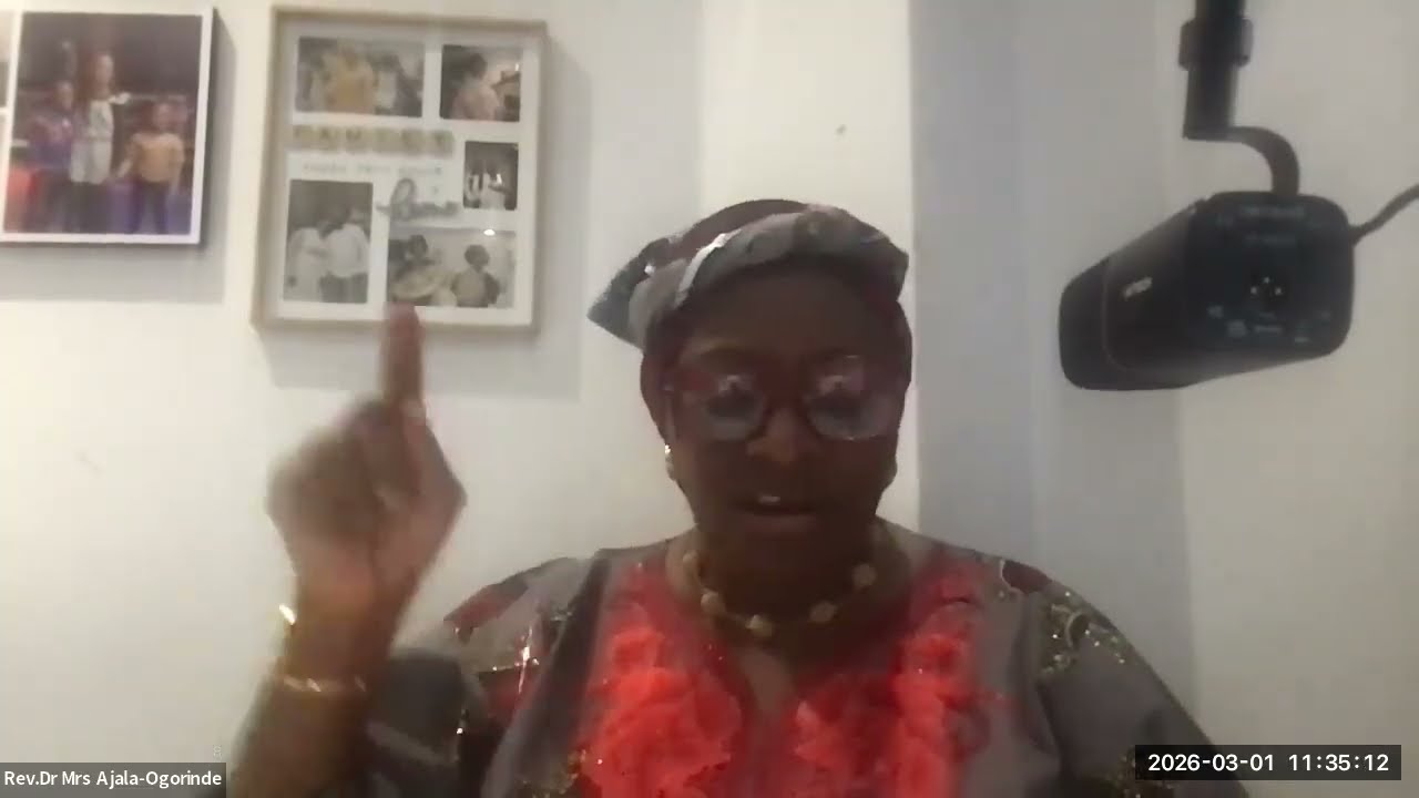 Restoration and Renewal by Rev Dr Mrs Ajala-Ogorinde NCCB 010326