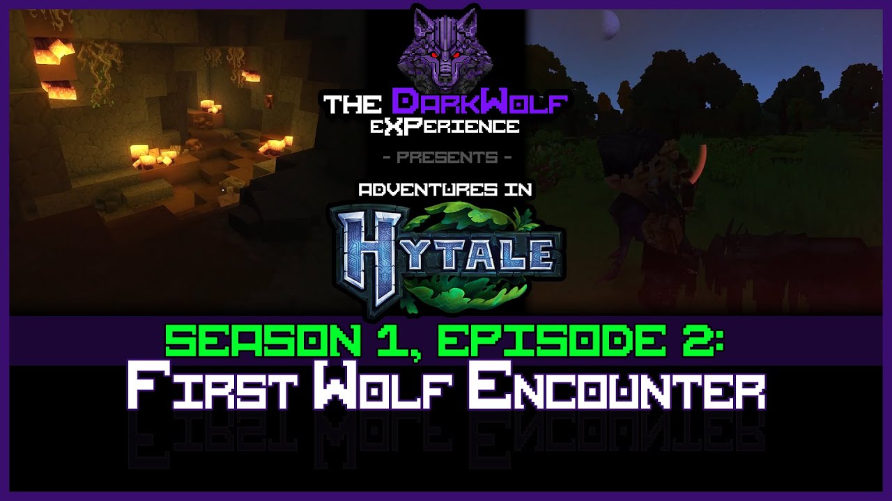 Adventures In Hytale: Season 1, Episode 2: First Wolf Encounter #letsplay #videgame #hytale
