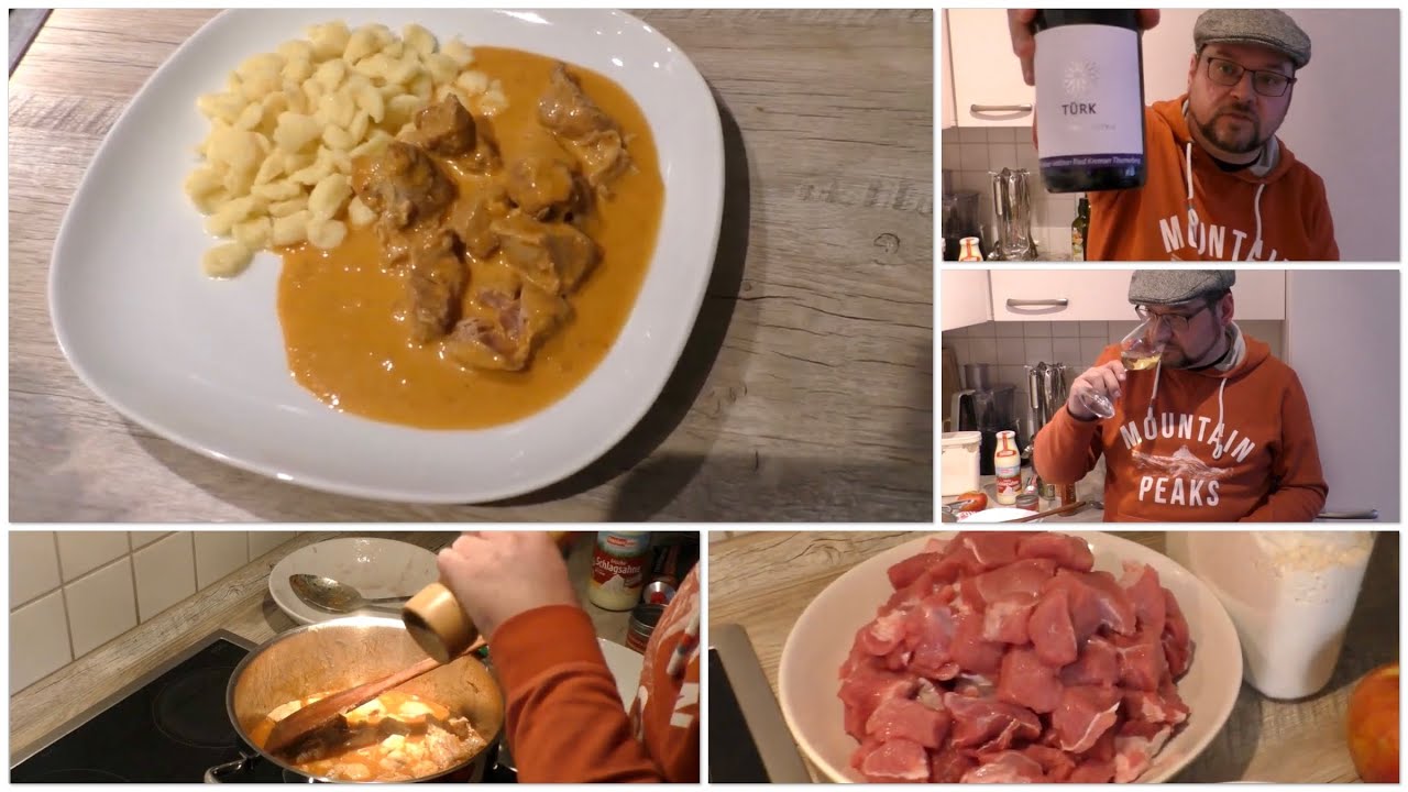 Folge 891 Aus dem Würzburger Kochstudio - Wiener Kalbsrahmgulasch und Kremstal-Veltliner