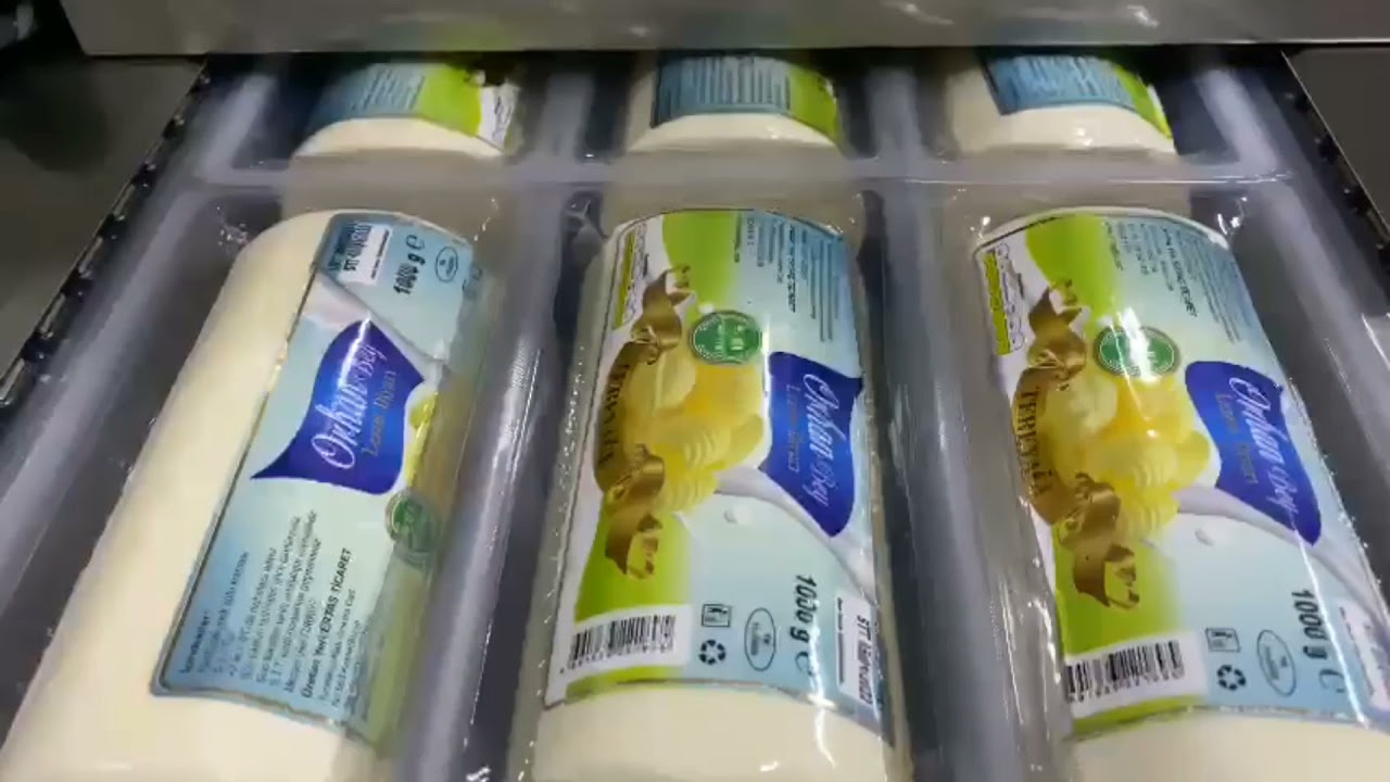 Brightpack Makine.Rulo Tereyağı Termoform Paketleme Makinesi.BRT-M Serisi