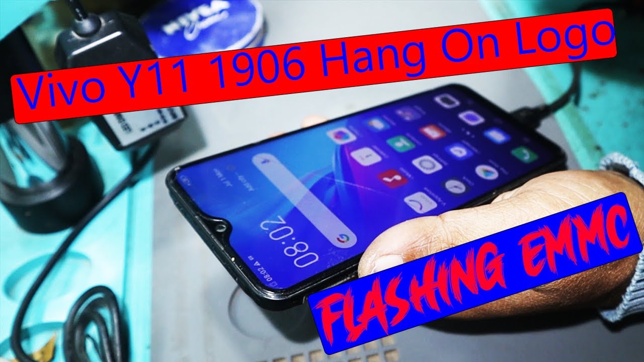 Vivo Y11  1906  Hang On Logo Auto Restart Flashing Emmc 100%।।Shaboz#mobile plus telecom