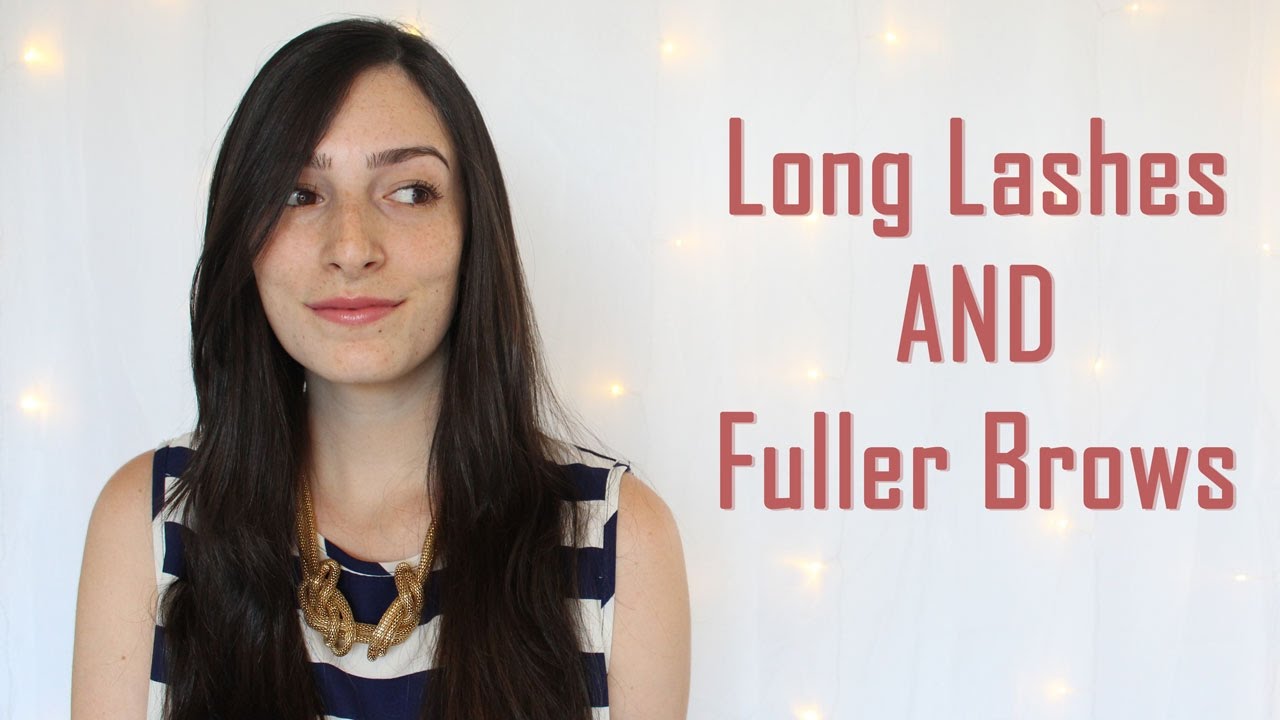 How To Get Long Eyelashes AND Fuller Brows - Tip Tuesday // Coral Cole