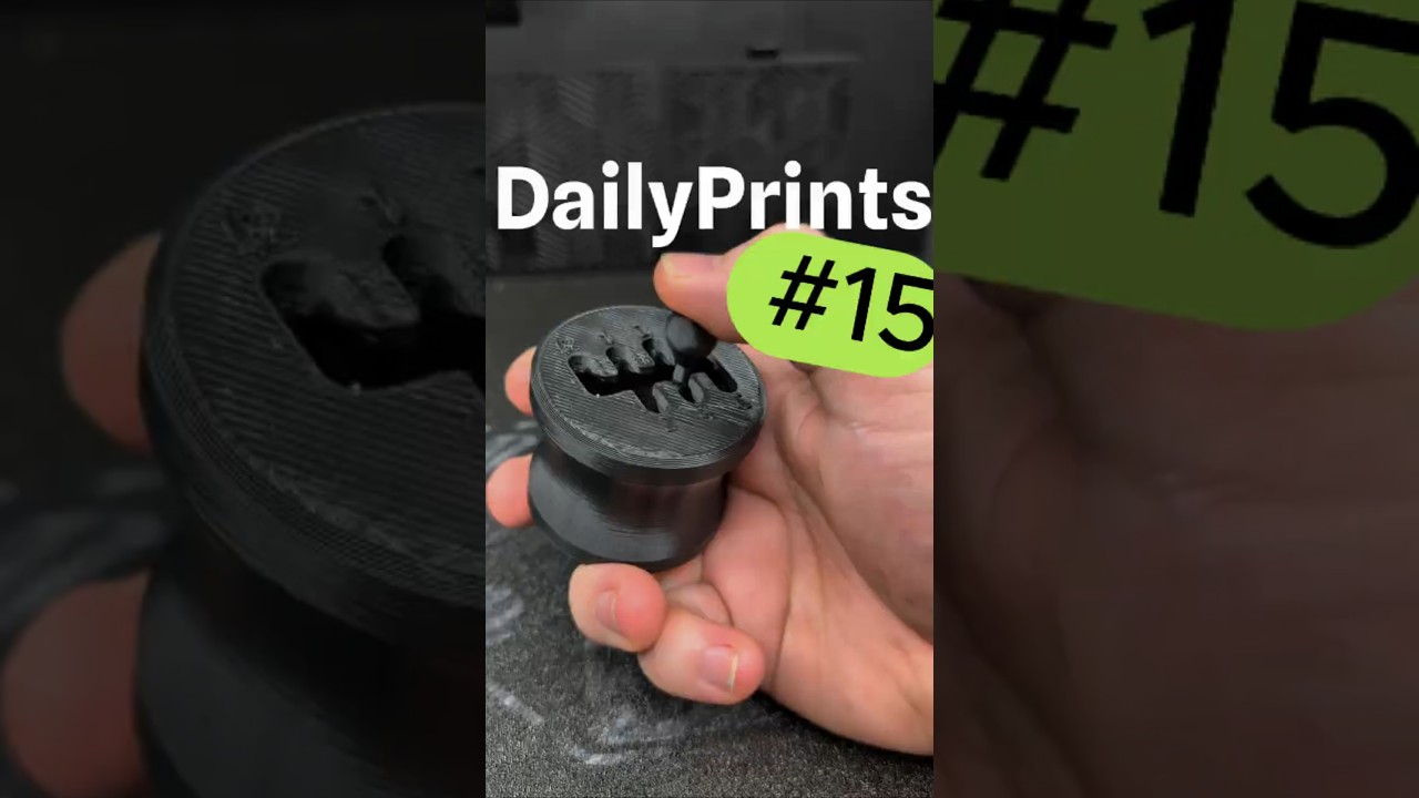 Daily Prints Day 15 - Gear stick Fidget toy 
