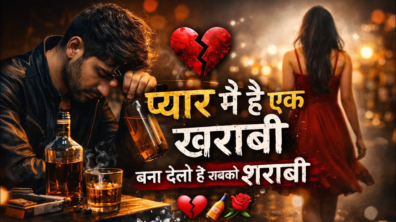 Pyar Me Hai Ek Kharabi 🥺💔||🍷Sharabi🍷||Sad Sharabi Love Song 2025 🍷 NiteshJiKeGaane 🥺💔 Retro Songs 🥺💔