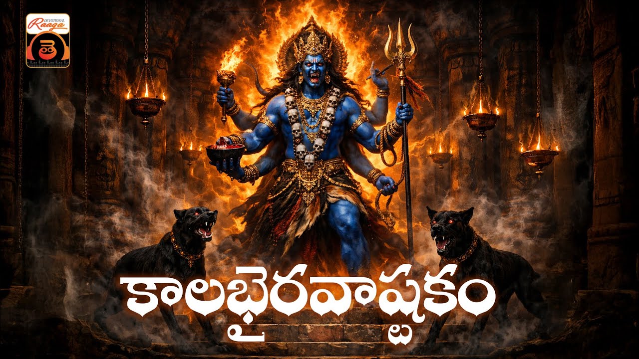 కాలభైరవాష్టకం | Khala Bhairava Ashtakam - Devotional Telugu songs | Lord shiva shtrotham