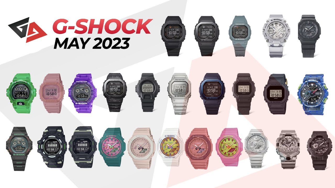 G-Shock May 2023 Releases | Preview of some June 23 models