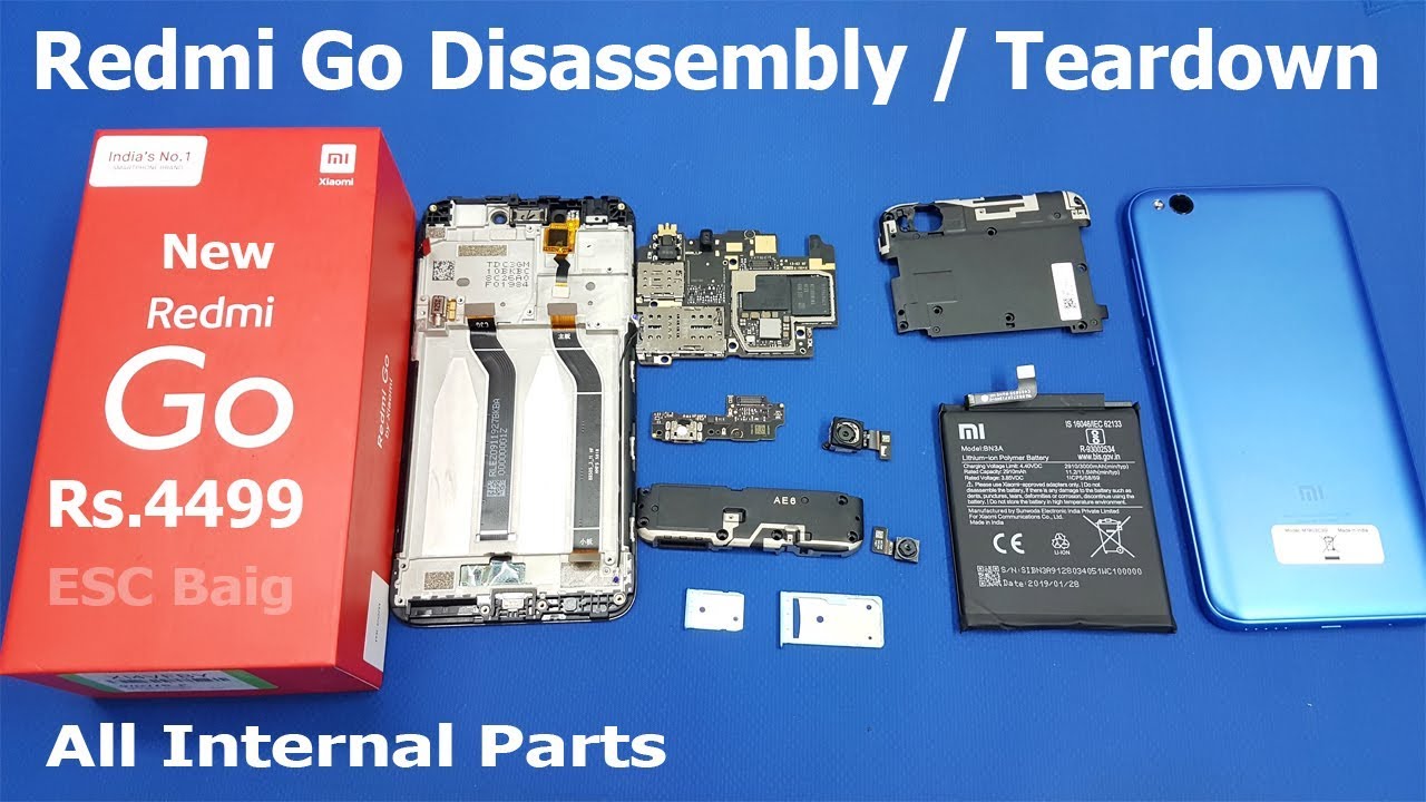 Redmi Go Disassembly / Redmi Go Teardown || How to Open Redmi Go Rs4499