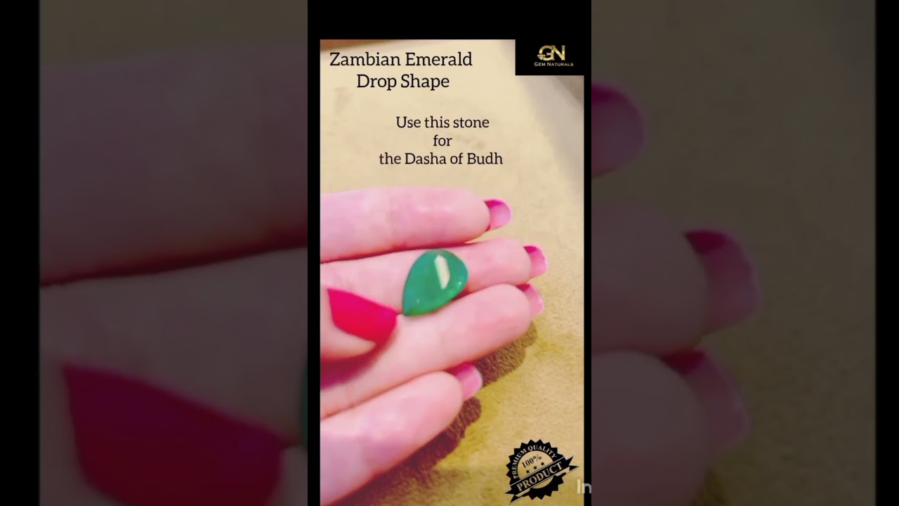 Benefits of Zambian Emerald:- 