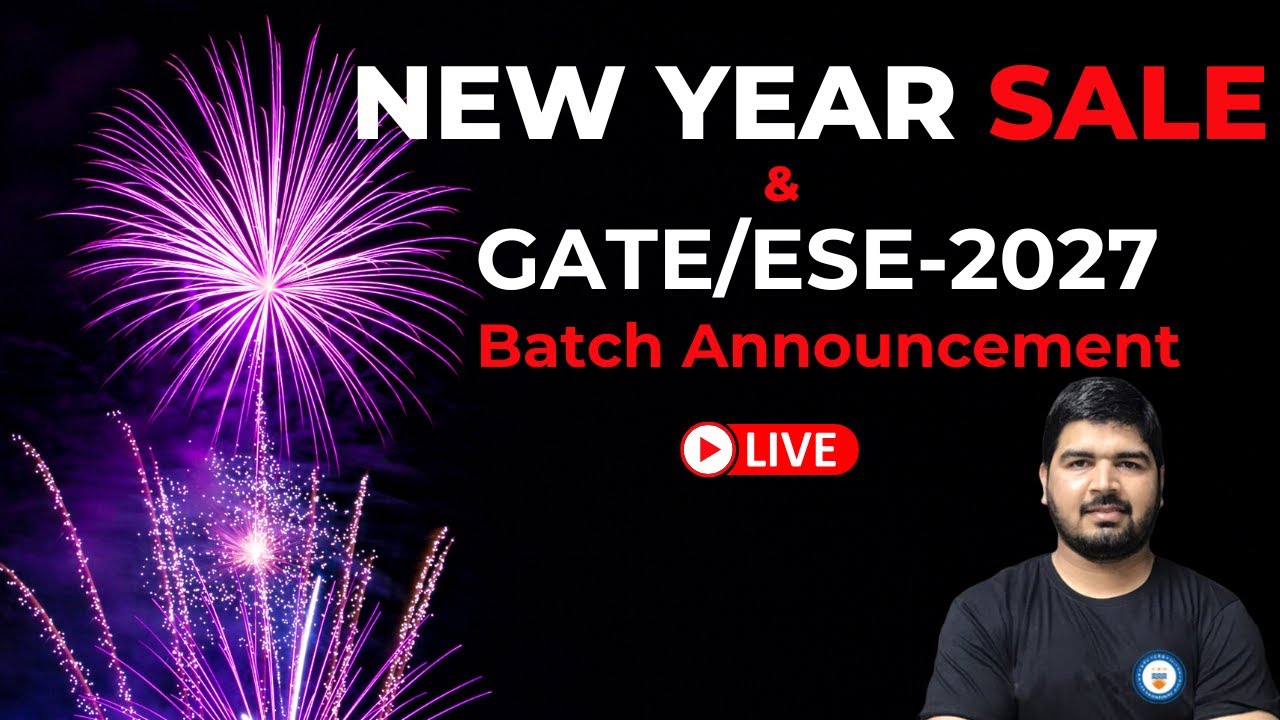 New Year SALE & GATE/ESE-2027 Batch Announcement. #gate2026 #gate2027 #electricalengineering #ece