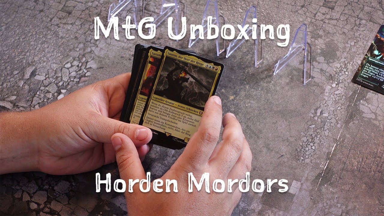 Unboxing Herr der Ringe Commanderdeck 