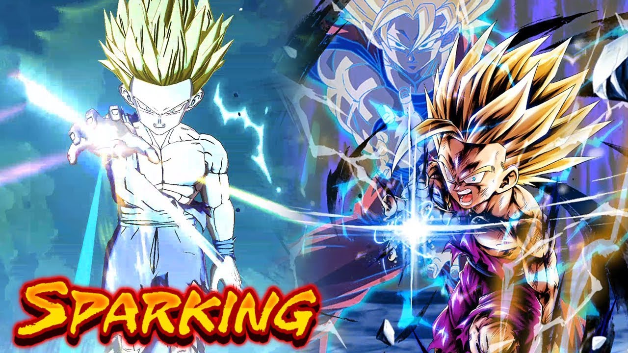 SP Super Saiyan 2 Gohan Father-Son Kamehameha Showcase - Dragon Ball Legends