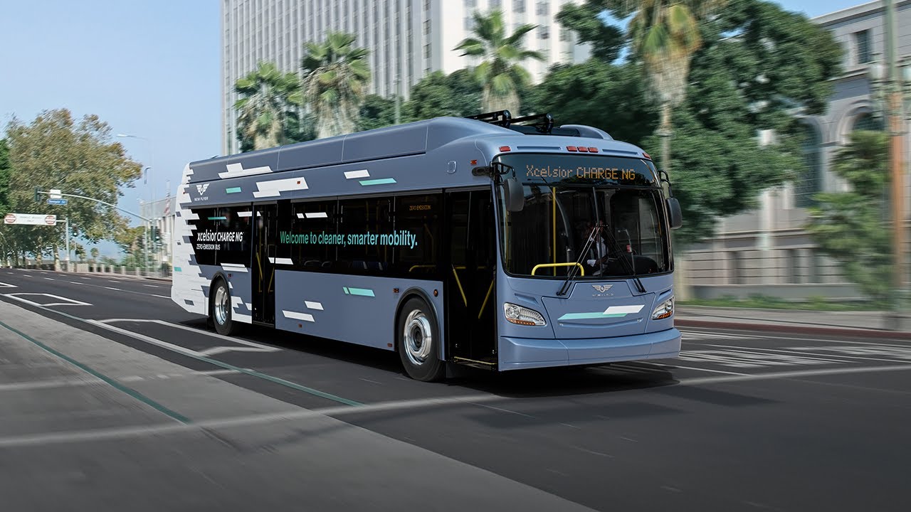 New Flyer battery-electric Xcelsior CHARGE NG&trade; transit bus