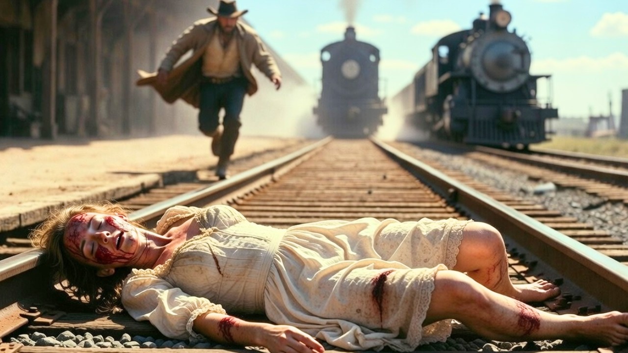 Beaten and Desperate, the Mail Order Bride Fell on the Tracks — A Cowboy’s Timely Rescue