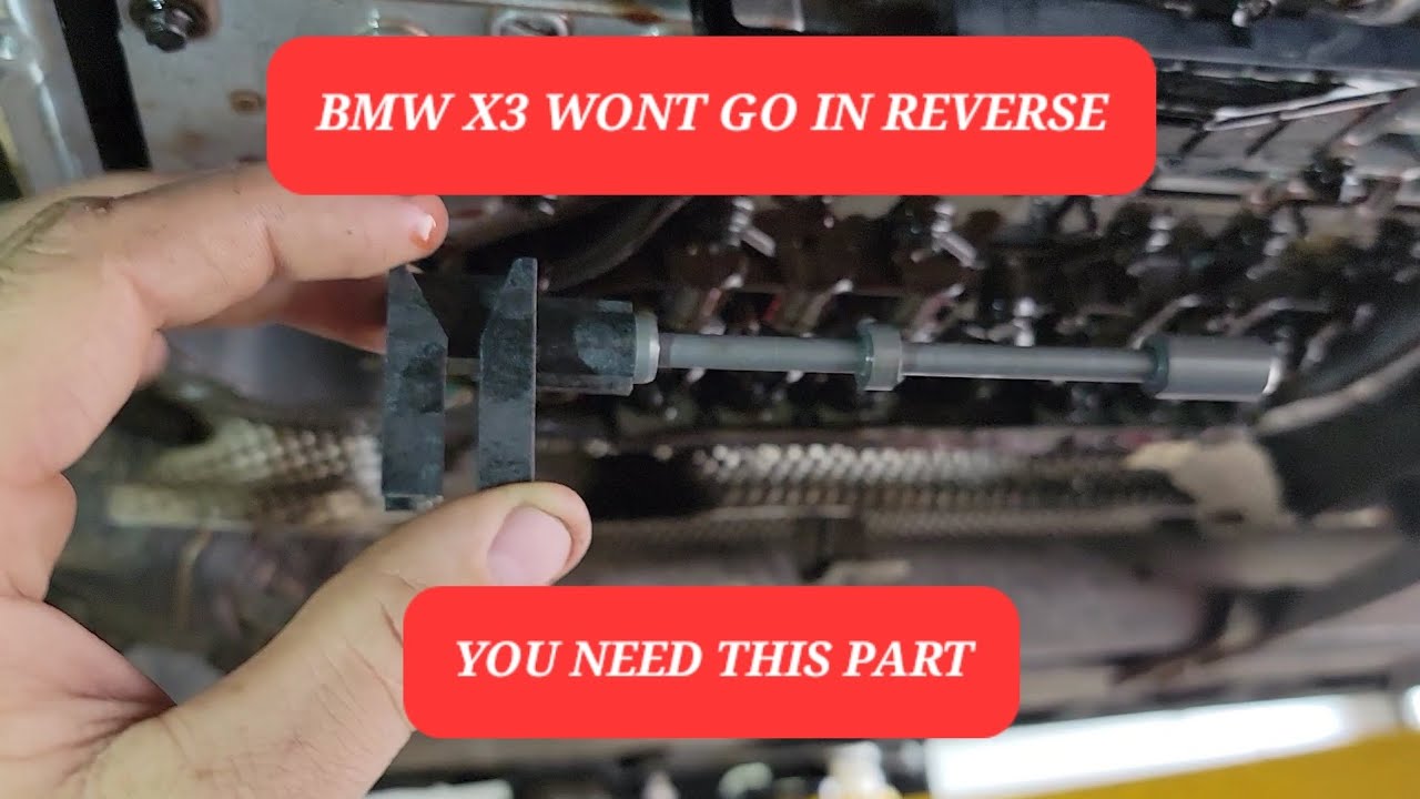 BMW X3 doesn't go into reverse? You need this part. Gear selector slide valve.