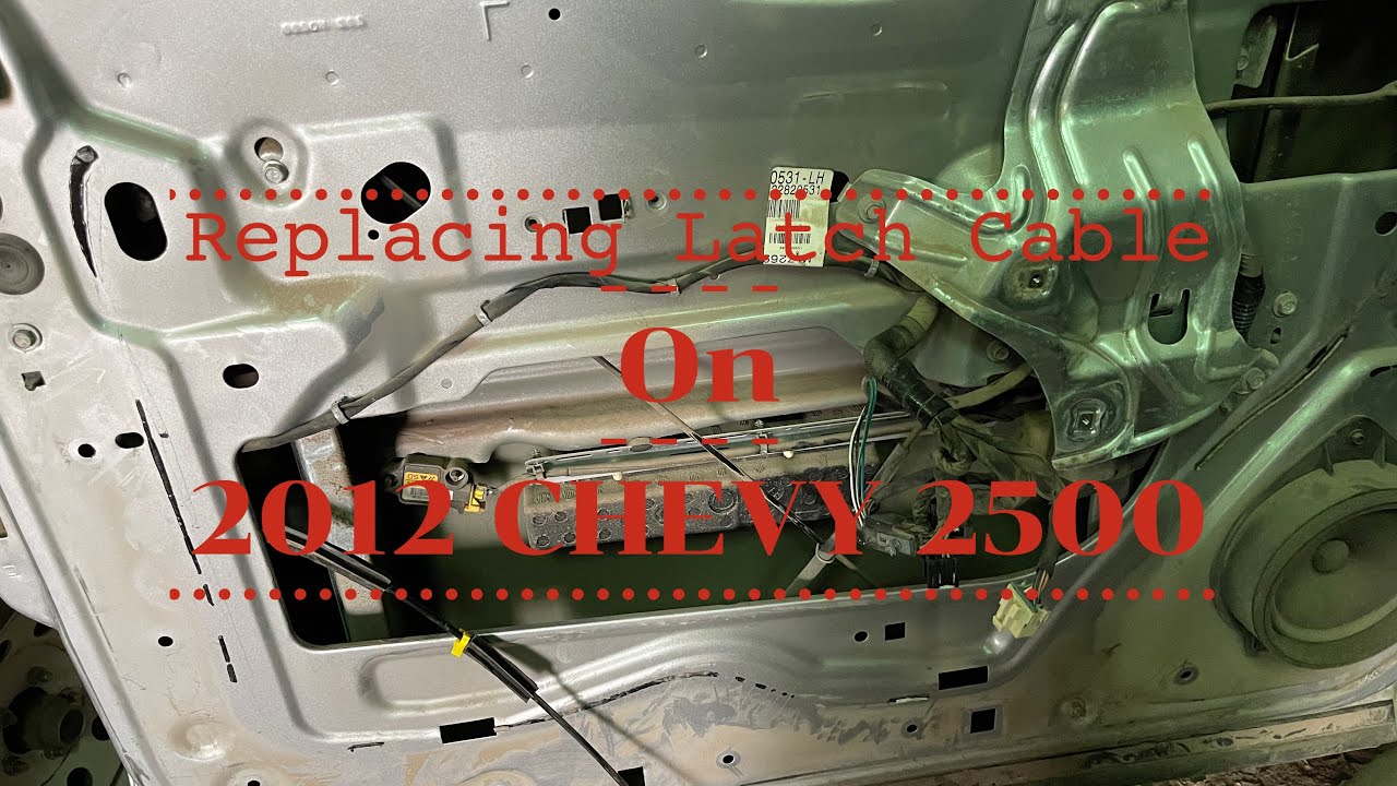 Turning Wrenches With Jim—Episode #1 replacing door latch cable on 2012 Chevy 2500