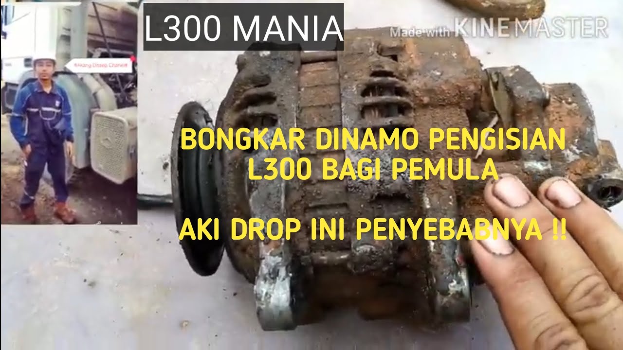 BONGKAR ALTERNATOR PENGISIAN AKI L300
