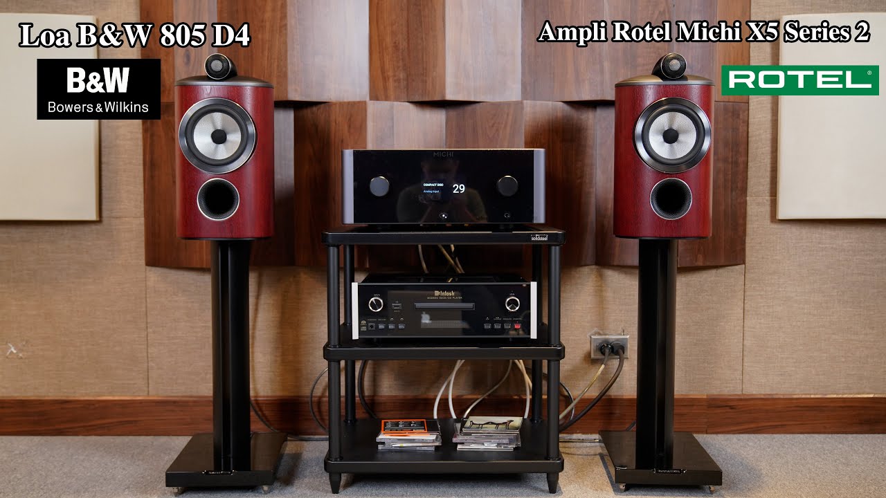 Ampli Rotel Michi X5 Series 2 - Phiên Bản Mới Quá Hoàn Hảo - Nhiều Nâng Cấp Quan Trọng