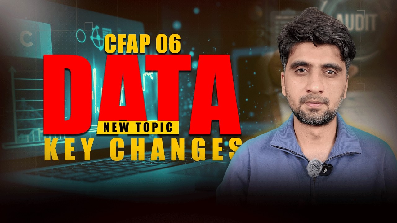 CFAP-06 Audit | New Topic: DATA & Key Changes |  by Sir Muhammad Ibrahim