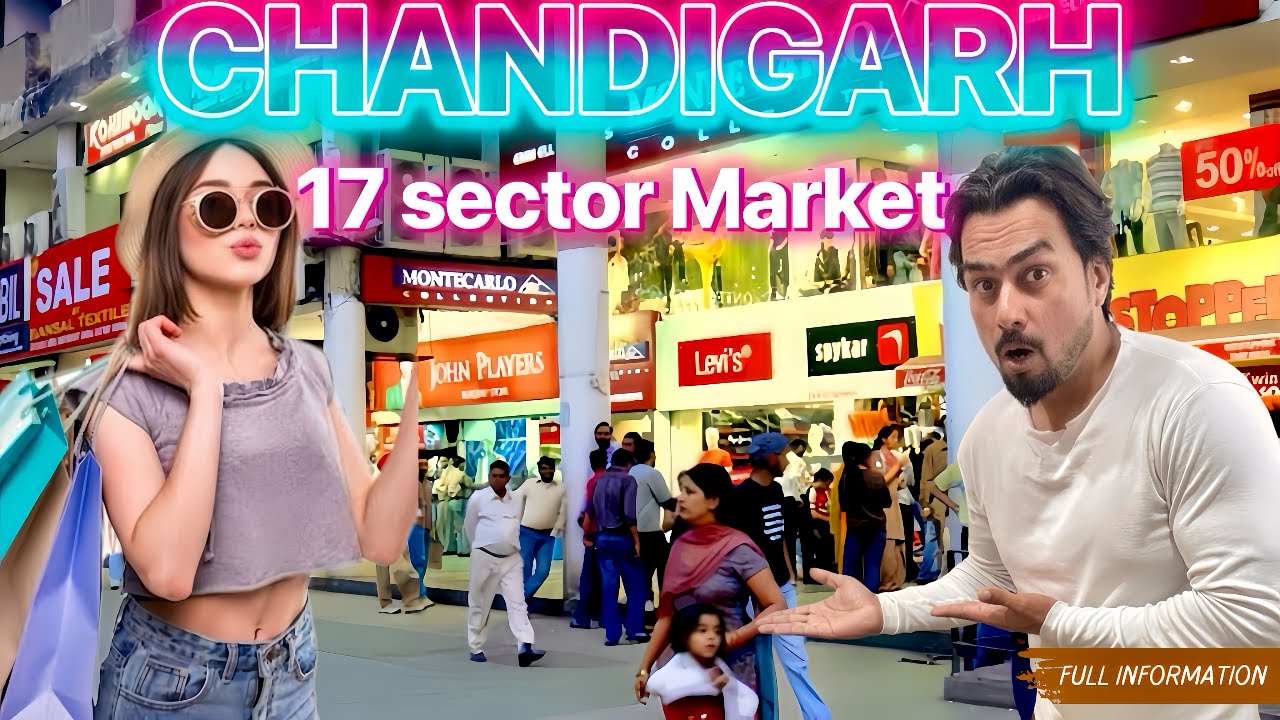 Chandigarh 17 sector Market | shopping 🛍️ mall