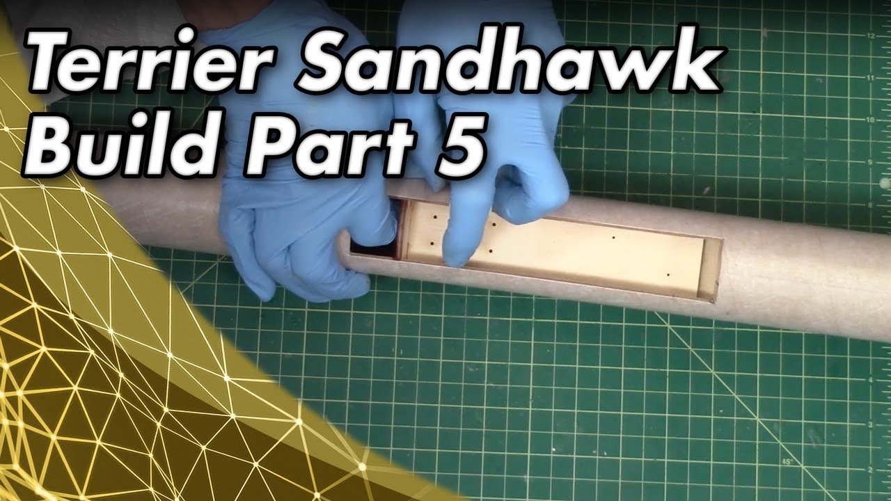 Terrier Sandhawk Build Part 5 - Gluing in the Motor Mount