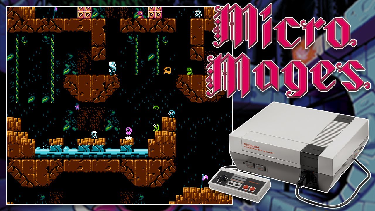 🎮 MICRO MAGES (Nintendo NES)🔸4 MALICIEUX MAGICIENS venus du  FUTUR débarquent sur NES