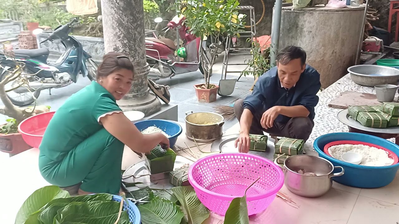 chương trình  gói bánh chưng đón tết năm 2025
